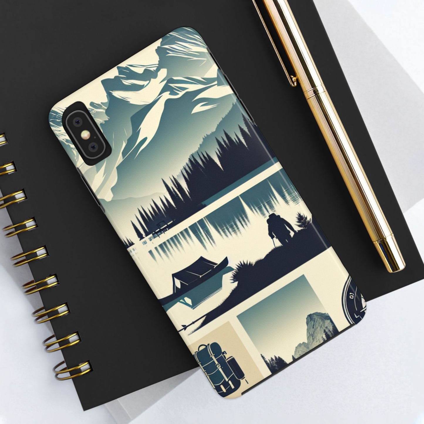 Trailblazer Tough Phone Case – Hiking & Camping Inspired Design