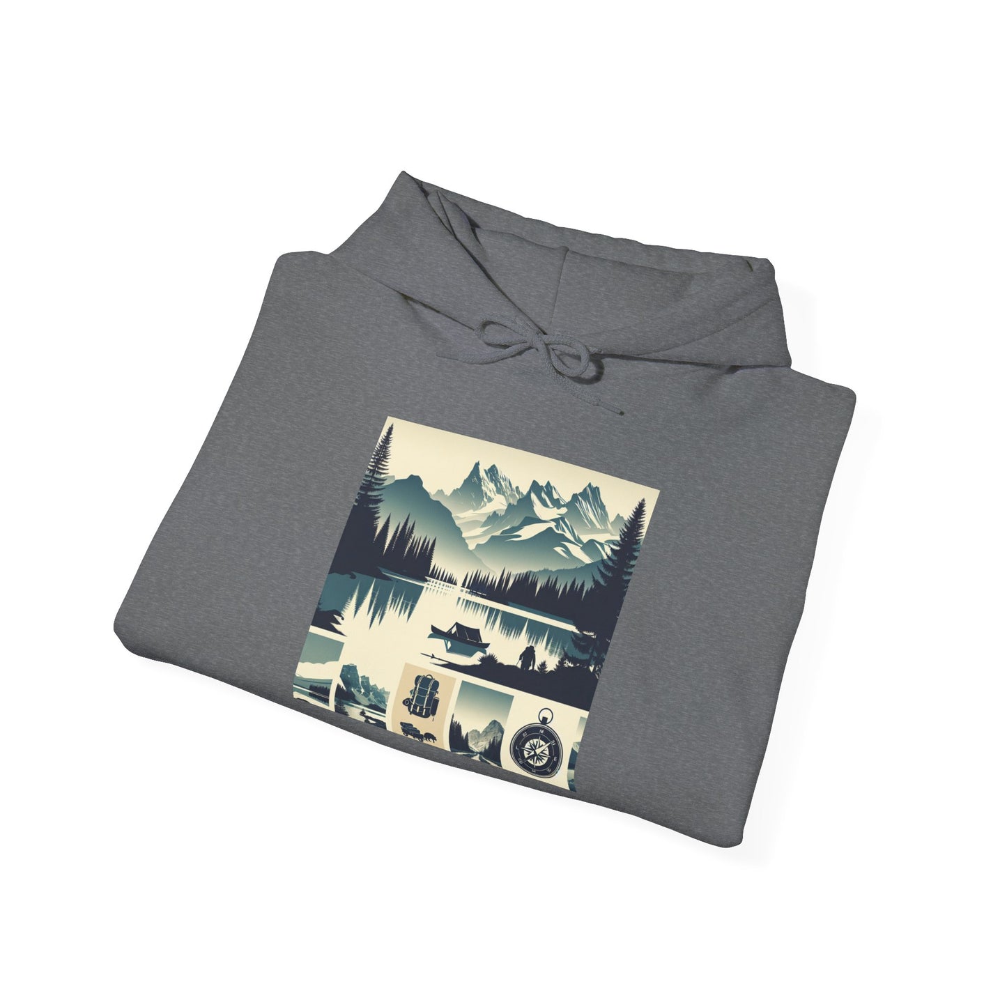 Outdoor Adventure Design | Cozy Hiking Hoodie - Unisex Heavy Blend™ Hooded Sweatshirt