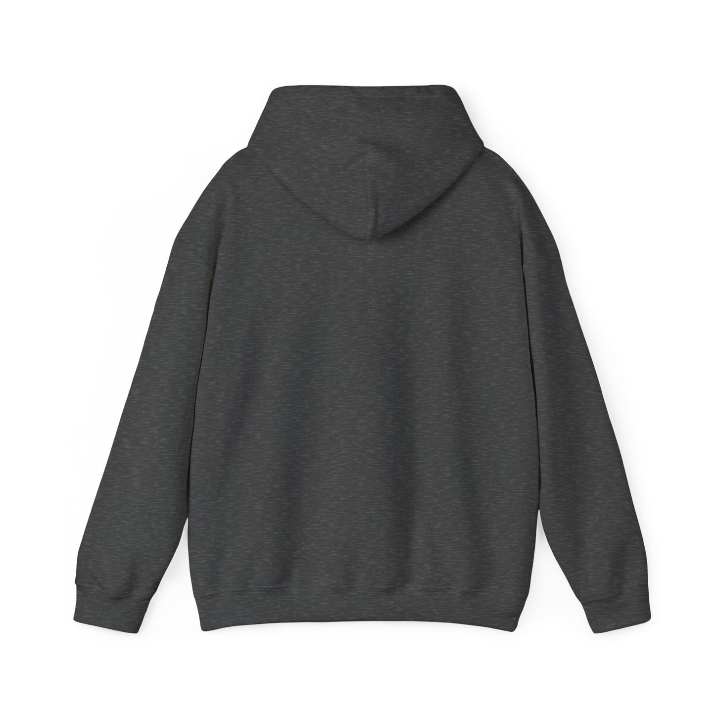 Summit Serenity Hoodie - Unisex Heavy Blend™ Sweatshirt with Pine Trees & Snowy Peaks Design | Wear the Wilderness