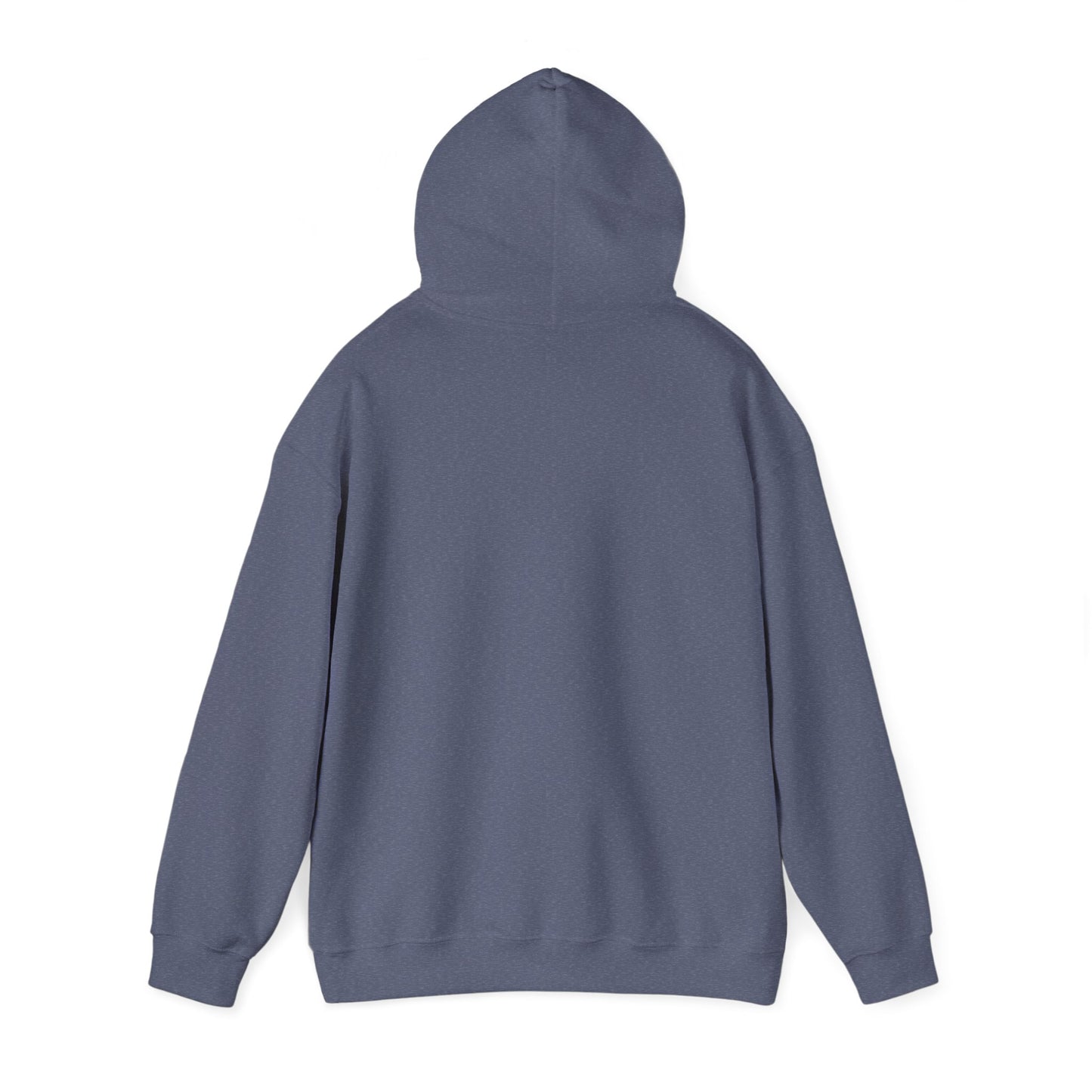 Summit Serenity Hoodie - Unisex Heavy Blend™ Sweatshirt with Pine Trees & Snowy Peaks Design | Wear the Wilderness