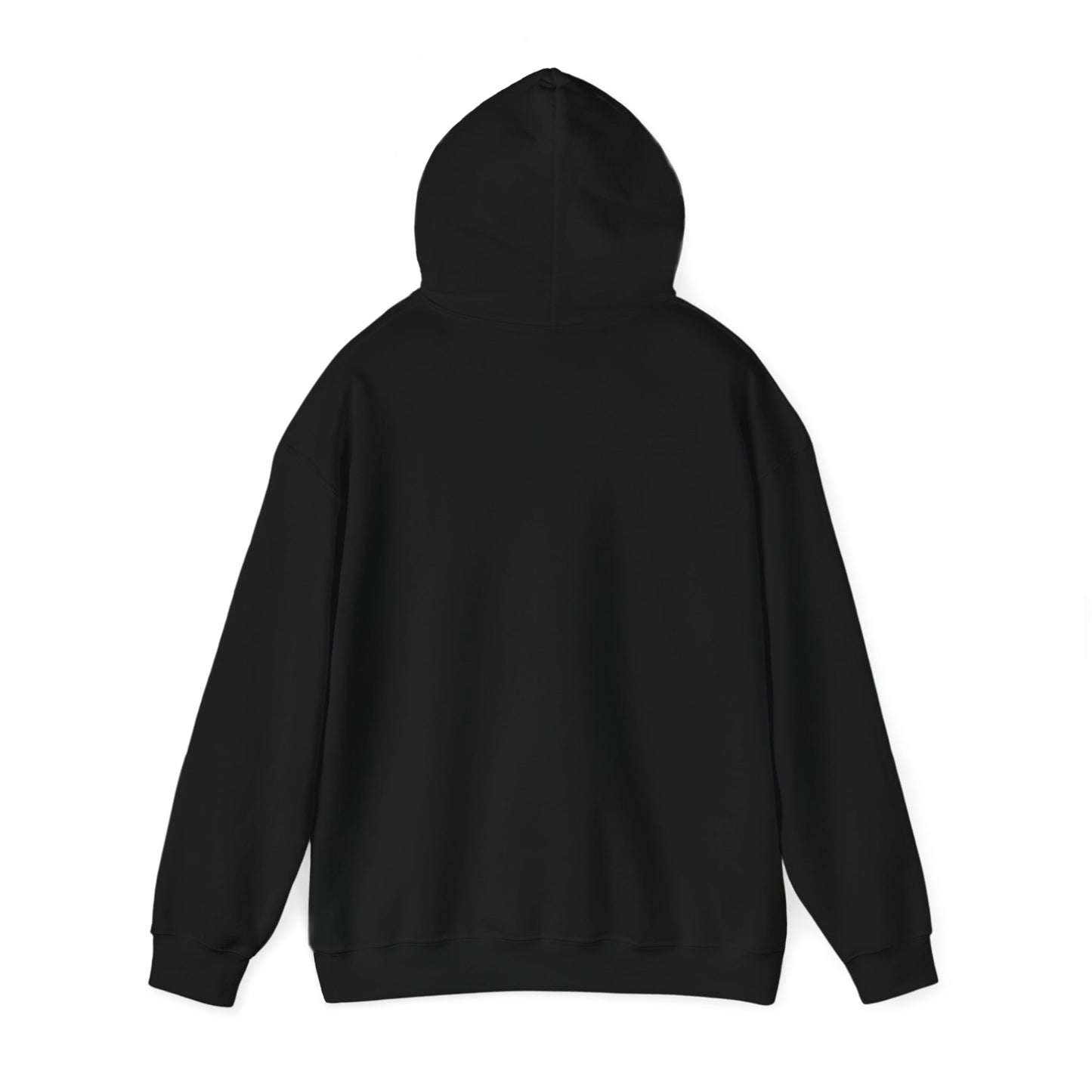 Summit Serenity Hoodie - Unisex Heavy Blend™ Sweatshirt with Pine Trees & Snowy Peaks Design | Wear the Wilderness
