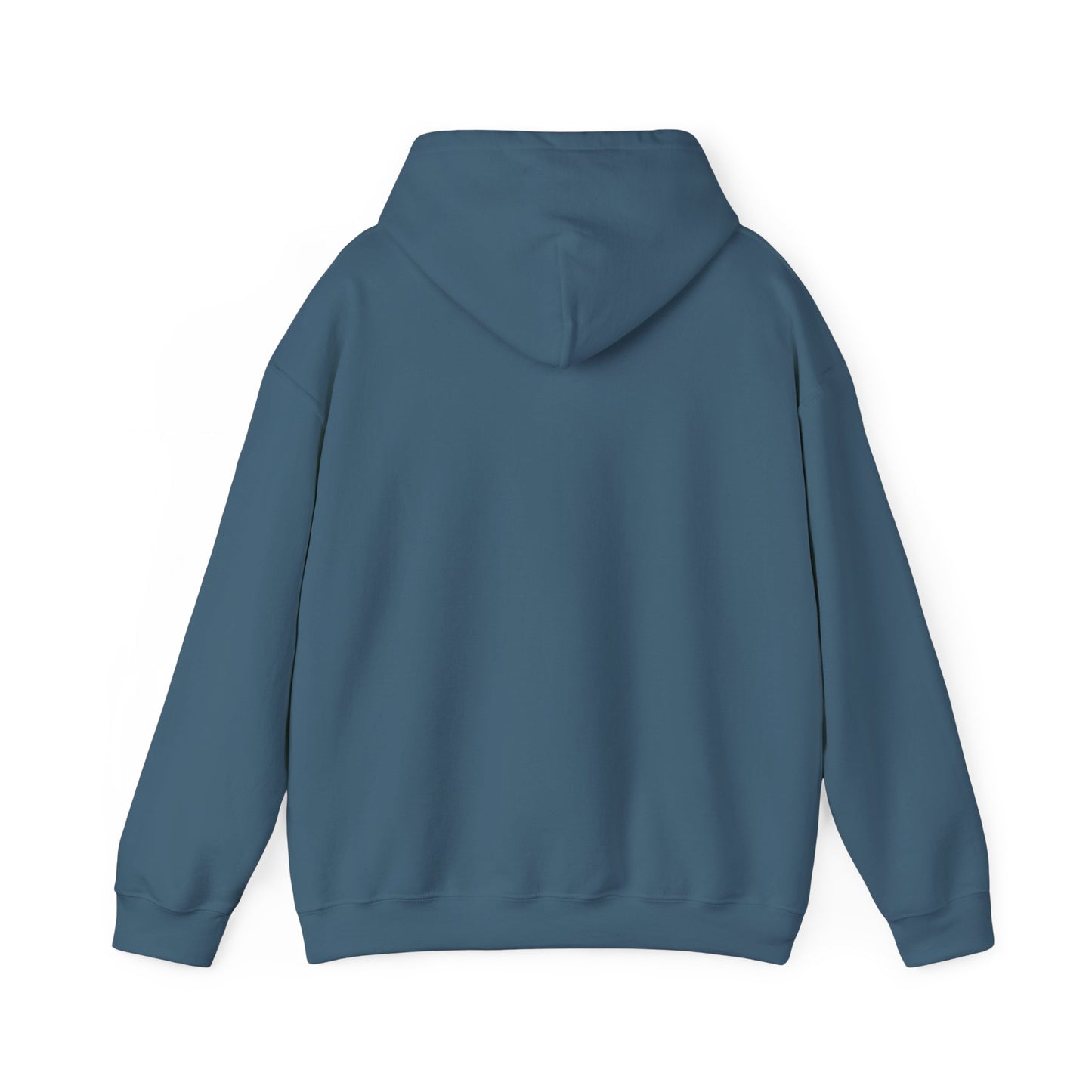 Summit Serenity Hoodie - Unisex Heavy Blend™ Sweatshirt with Pine Trees & Snowy Peaks Design | Wear the Wilderness