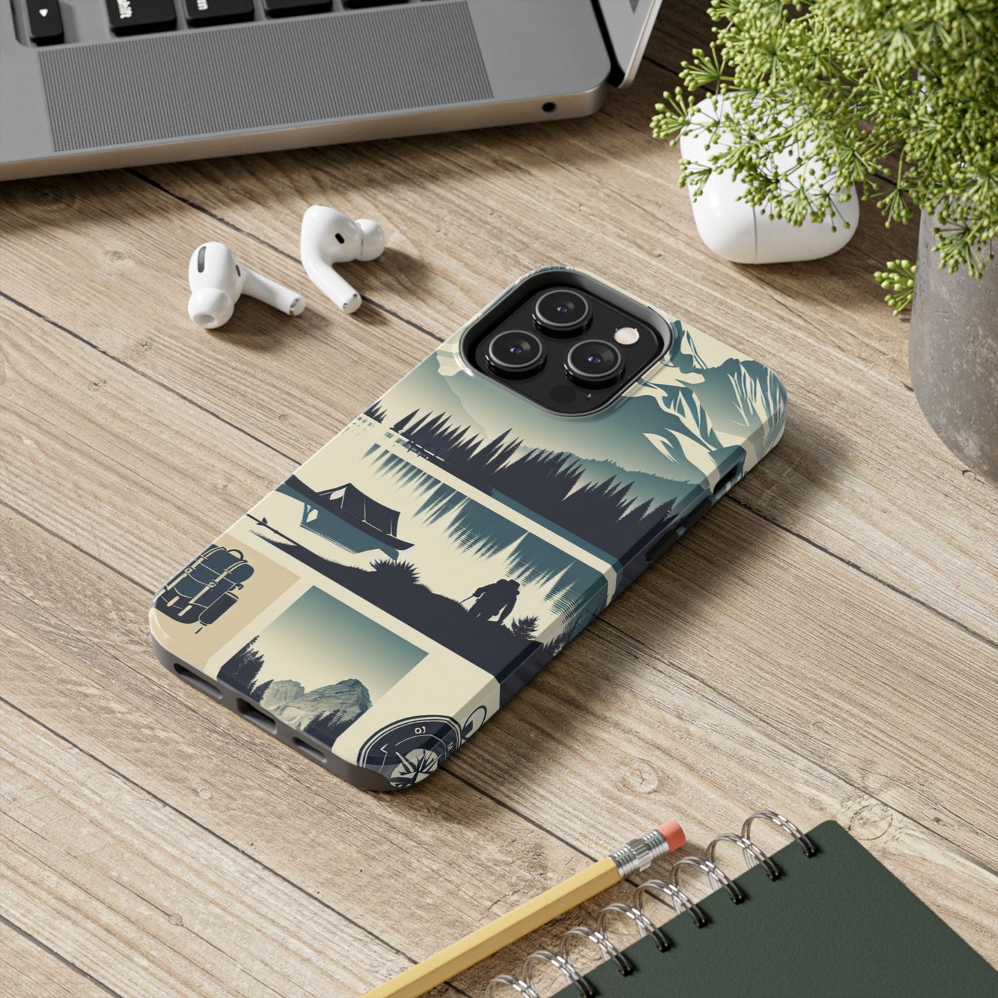 Trailblazer Tough Phone Case – Hiking & Camping Inspired Design