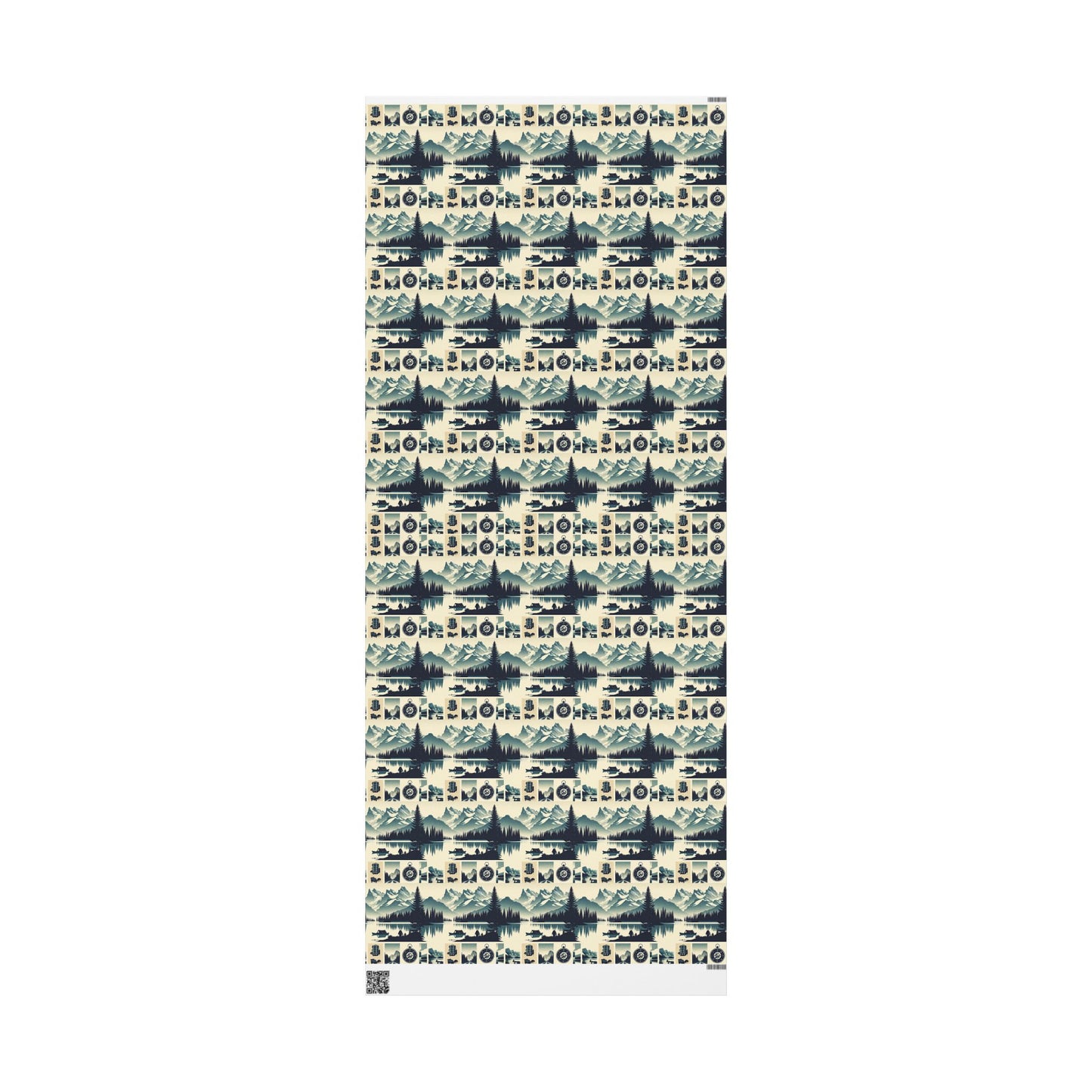 Auraeon Adventure Wrap – Wrapping Paper with Camping, Hiking & Exploring Designs