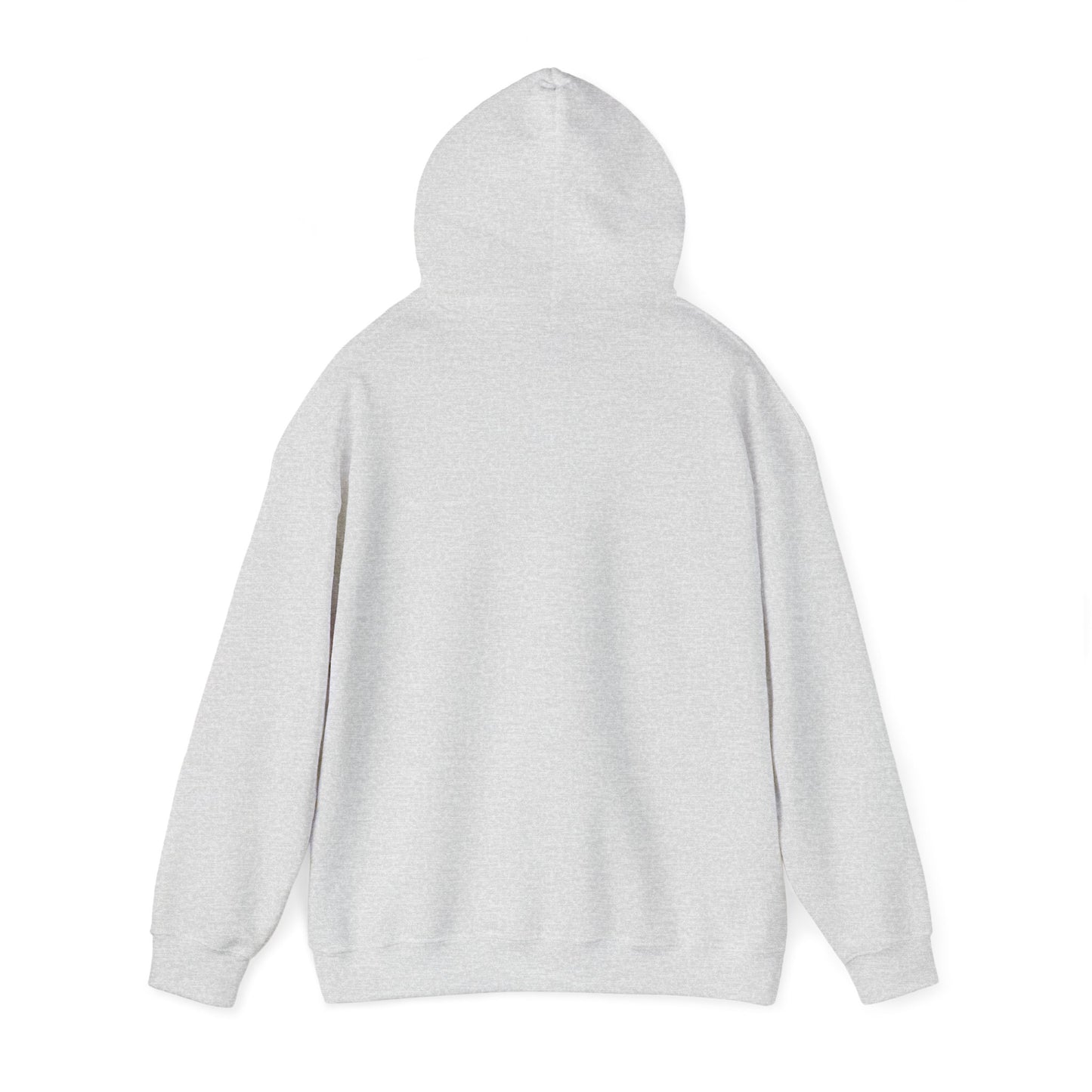 Summit Serenity Hoodie - Unisex Heavy Blend™ Sweatshirt with Pine Trees & Snowy Peaks Design | Wear the Wilderness