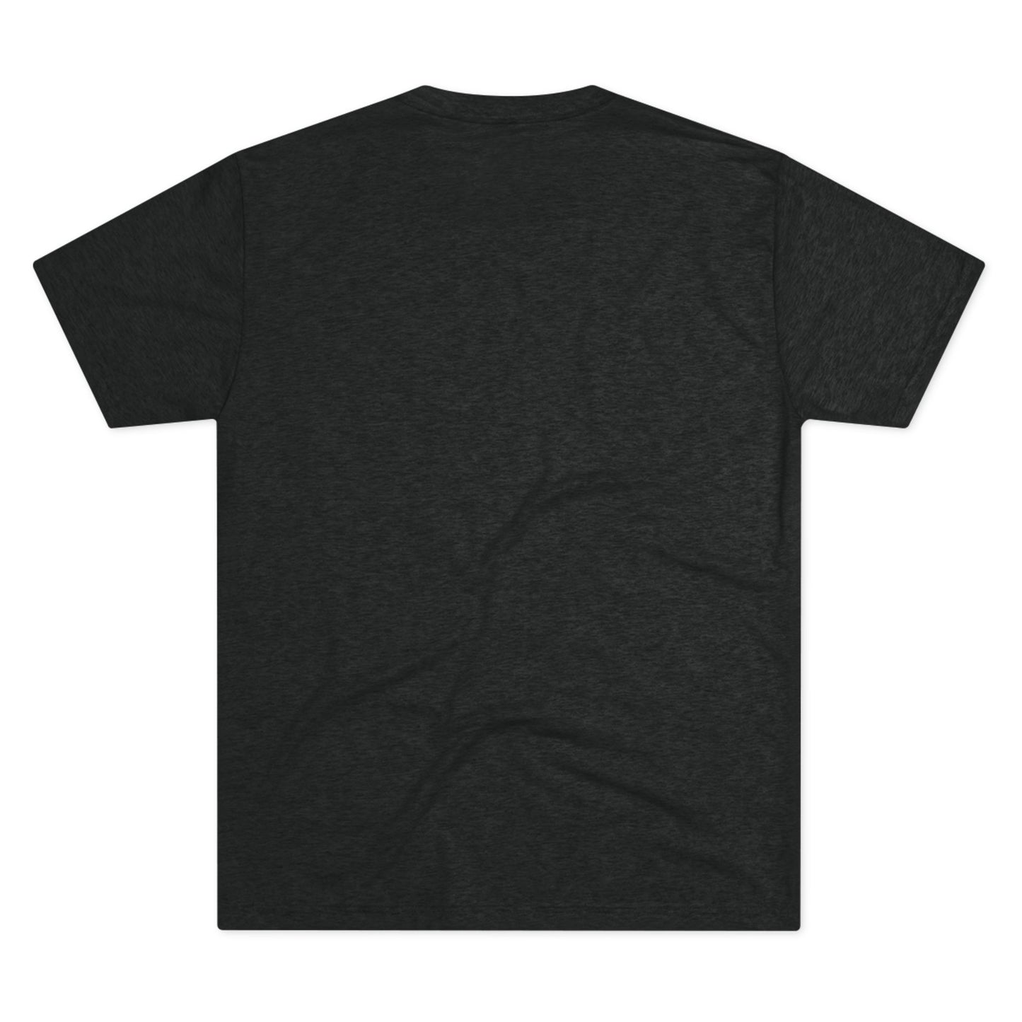 Adventure Awaits Unisex Tri-Blend Crew Tee – Snowy Mountain Tops & Pine Tree Design