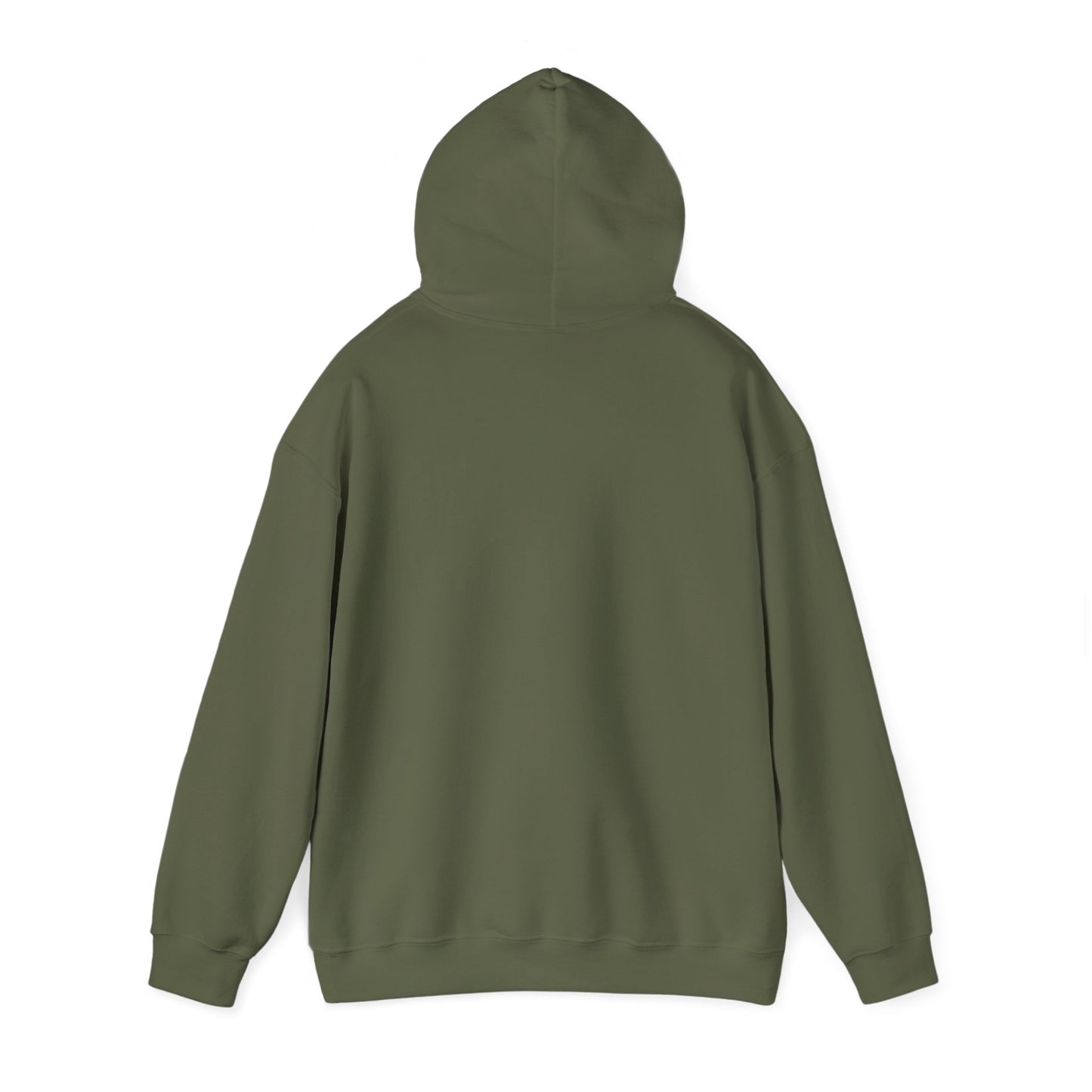 Summit Serenity Hoodie - Unisex Heavy Blend™ Sweatshirt with Pine Trees & Snowy Peaks Design | Wear the Wilderness