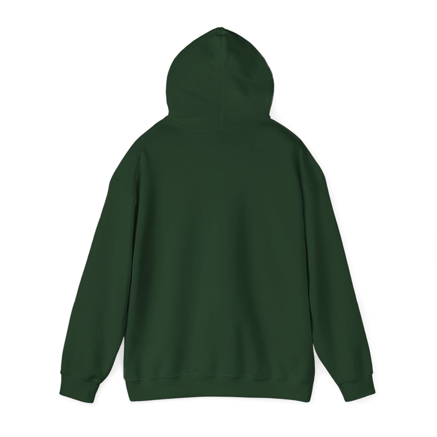 Summit Serenity Hoodie - Unisex Heavy Blend™ Sweatshirt with Pine Trees & Snowy Peaks Design | Wear the Wilderness