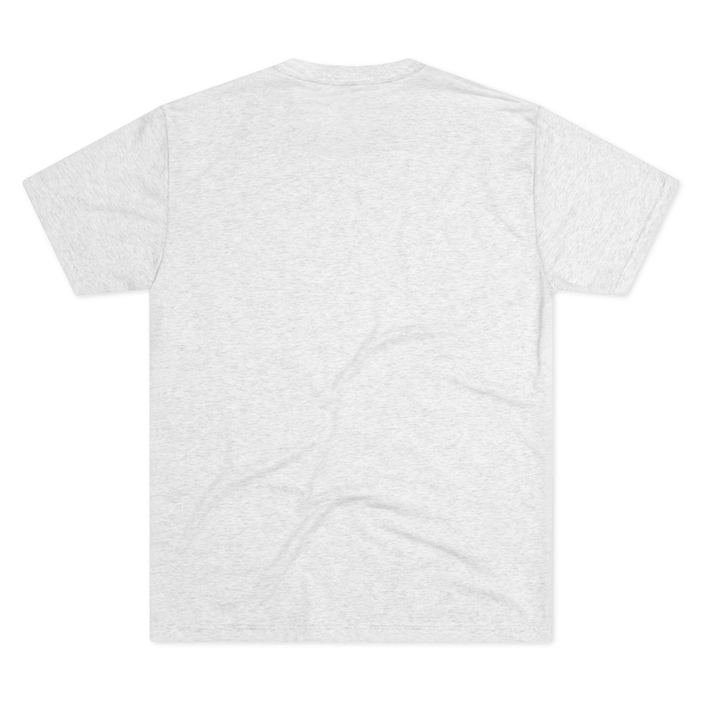 Adventure Awaits Unisex Tri-Blend Crew Tee – Snowy Mountain Tops & Pine Tree Design