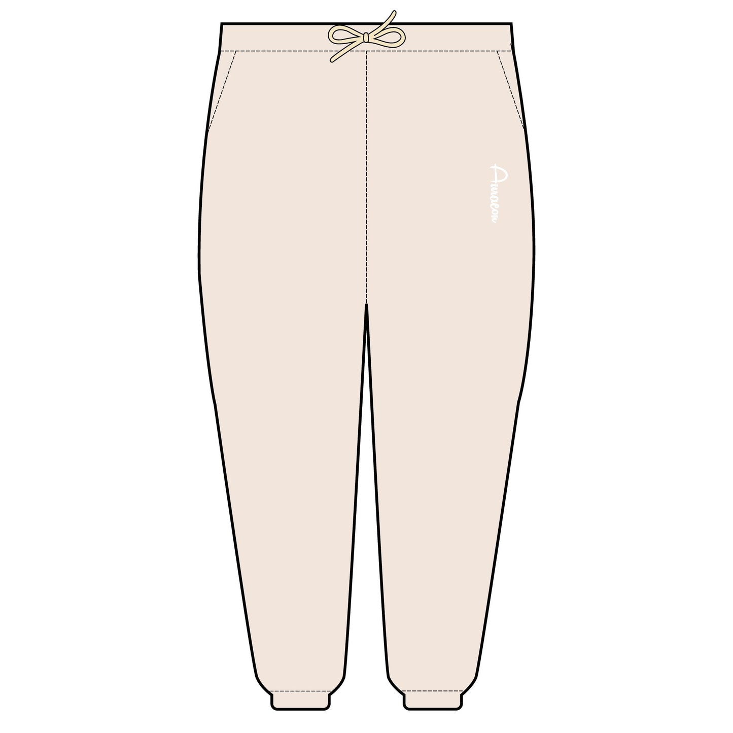 Auraeon Trailblazer Sweatpants – Unisex Garment-Dyed Fleece Comfort