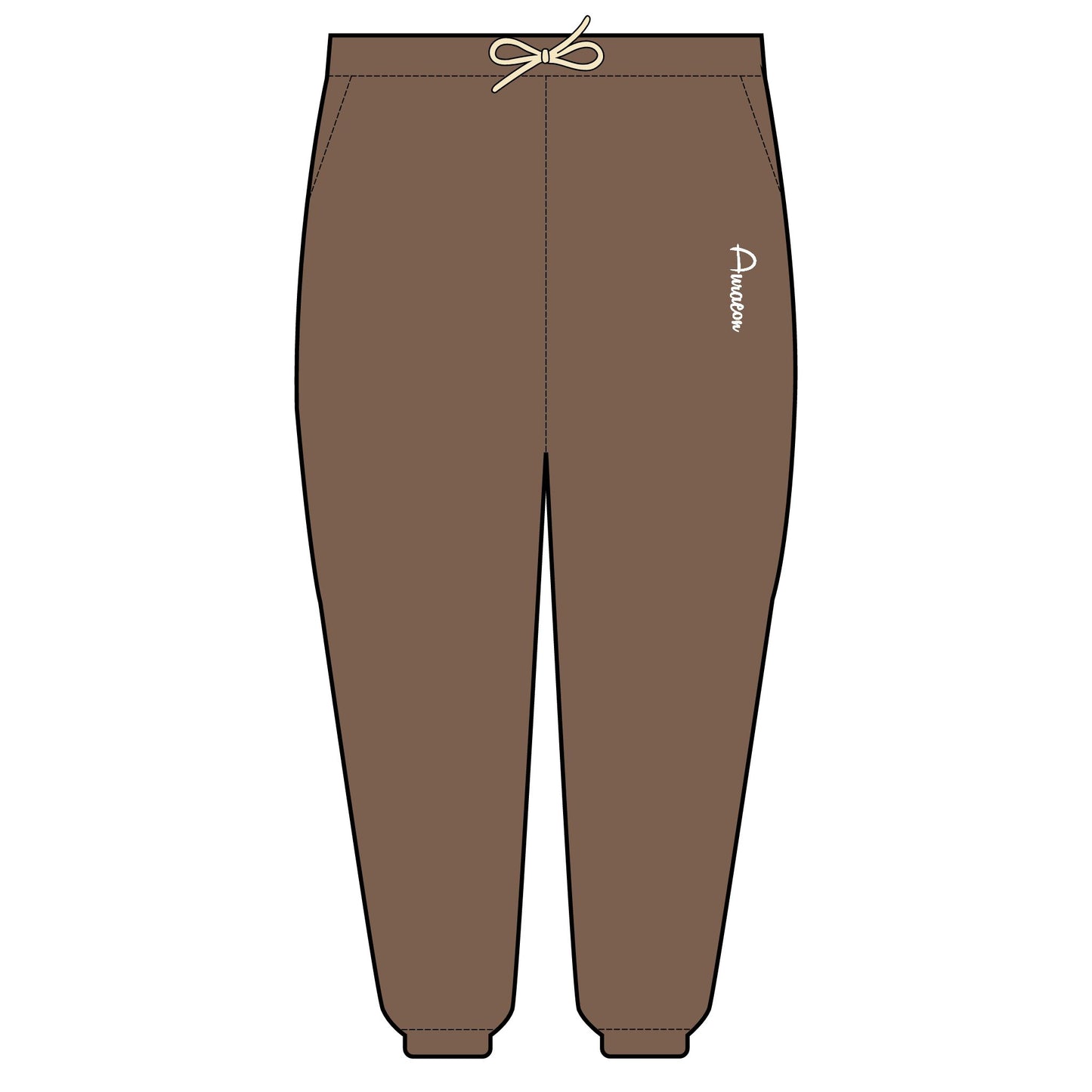 Auraeon Trailblazer Sweatpants – Unisex Garment-Dyed Fleece Comfort