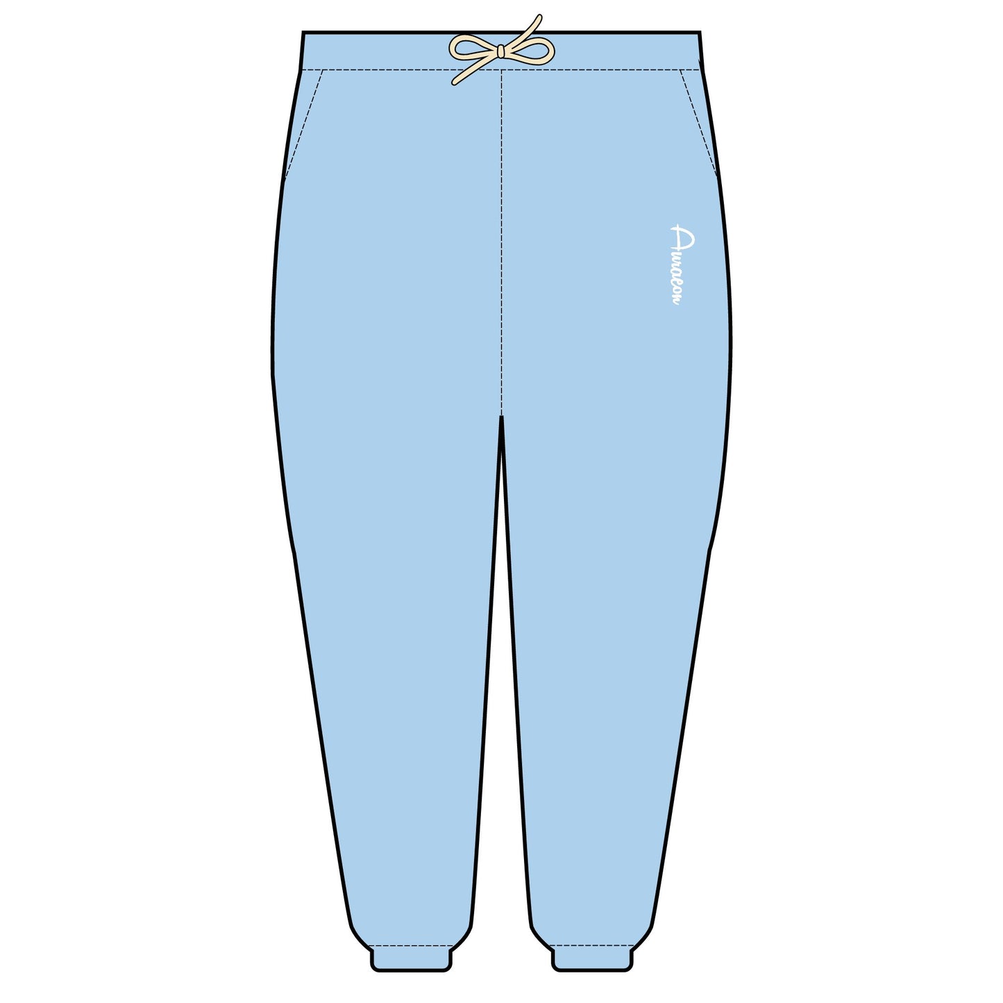 Auraeon Trailblazer Sweatpants – Unisex Garment-Dyed Fleece Comfort