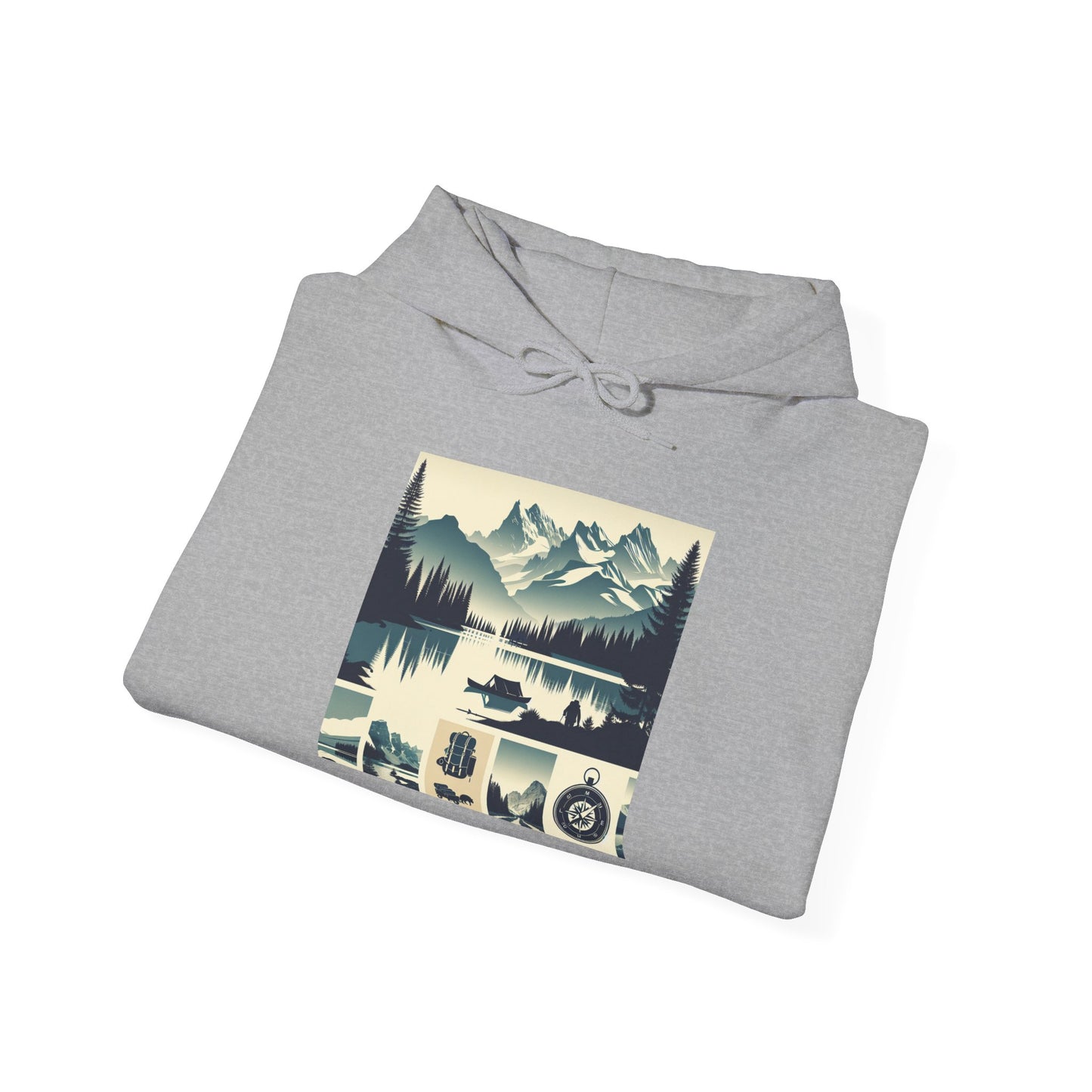 Outdoor Adventure Design | Cozy Hiking Hoodie - Unisex Heavy Blend™ Hooded Sweatshirt