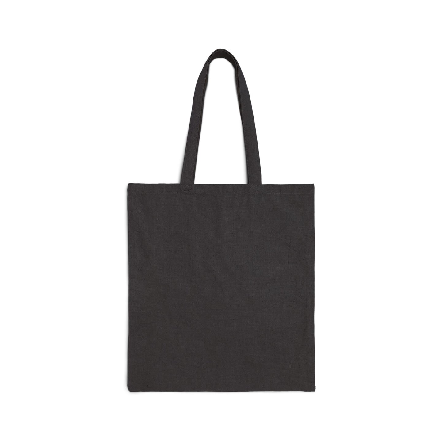 Adventure Awaits Cotton Canvas Tote Bag – Snowy Mountain Tops & Pine Tree Design