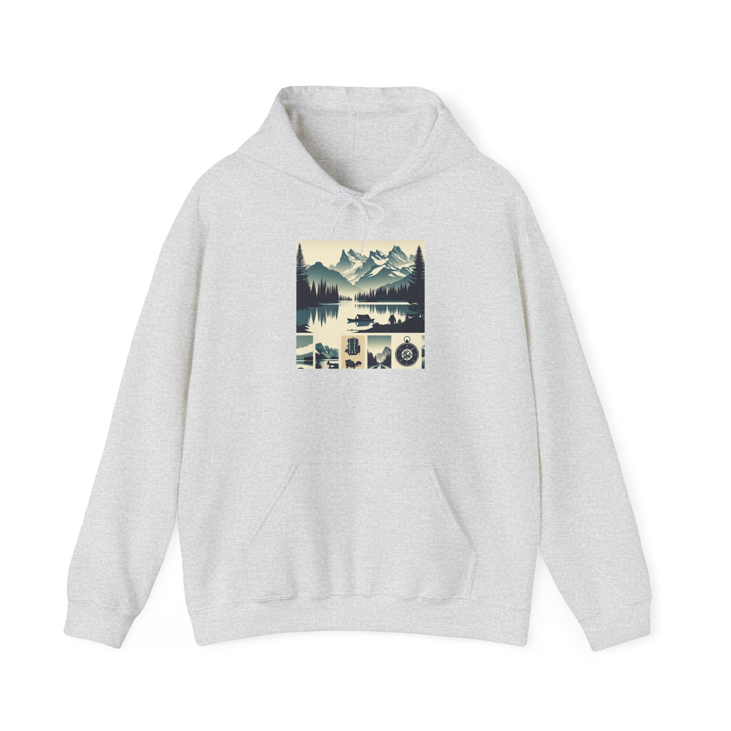 Outdoor Adventure Design | Cozy Hiking Hoodie - Unisex Heavy Blend™ Hooded Sweatshirt