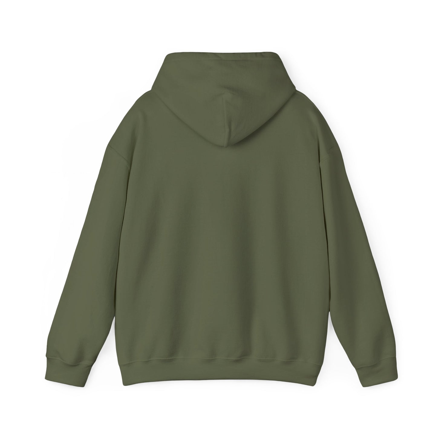 Summit Serenity Hoodie - Unisex Heavy Blend™ Sweatshirt with Pine Trees & Snowy Peaks Design | Wear the Wilderness