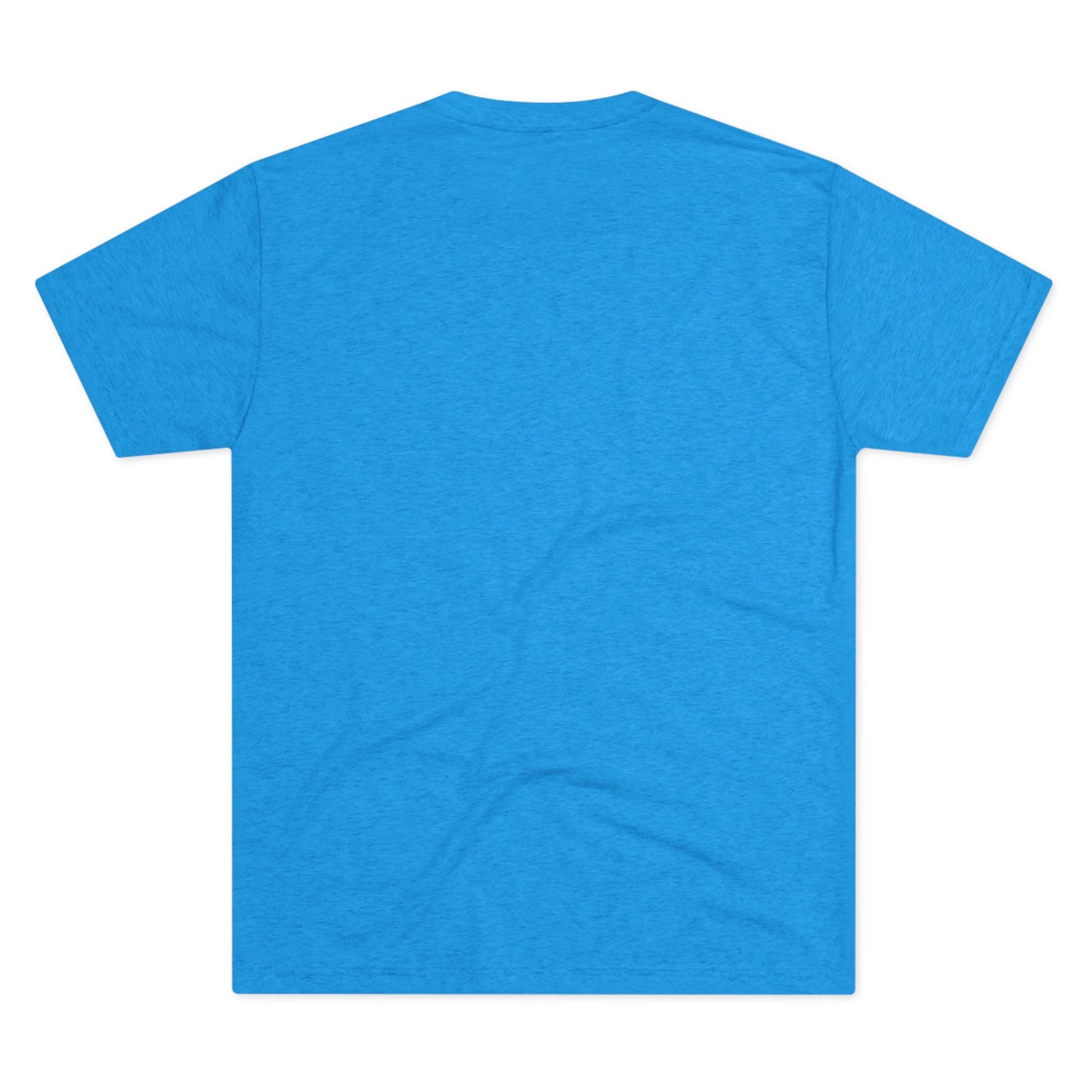 Adventure Awaits Unisex Tri-Blend Crew Tee – Snowy Mountain Tops & Pine Tree Design