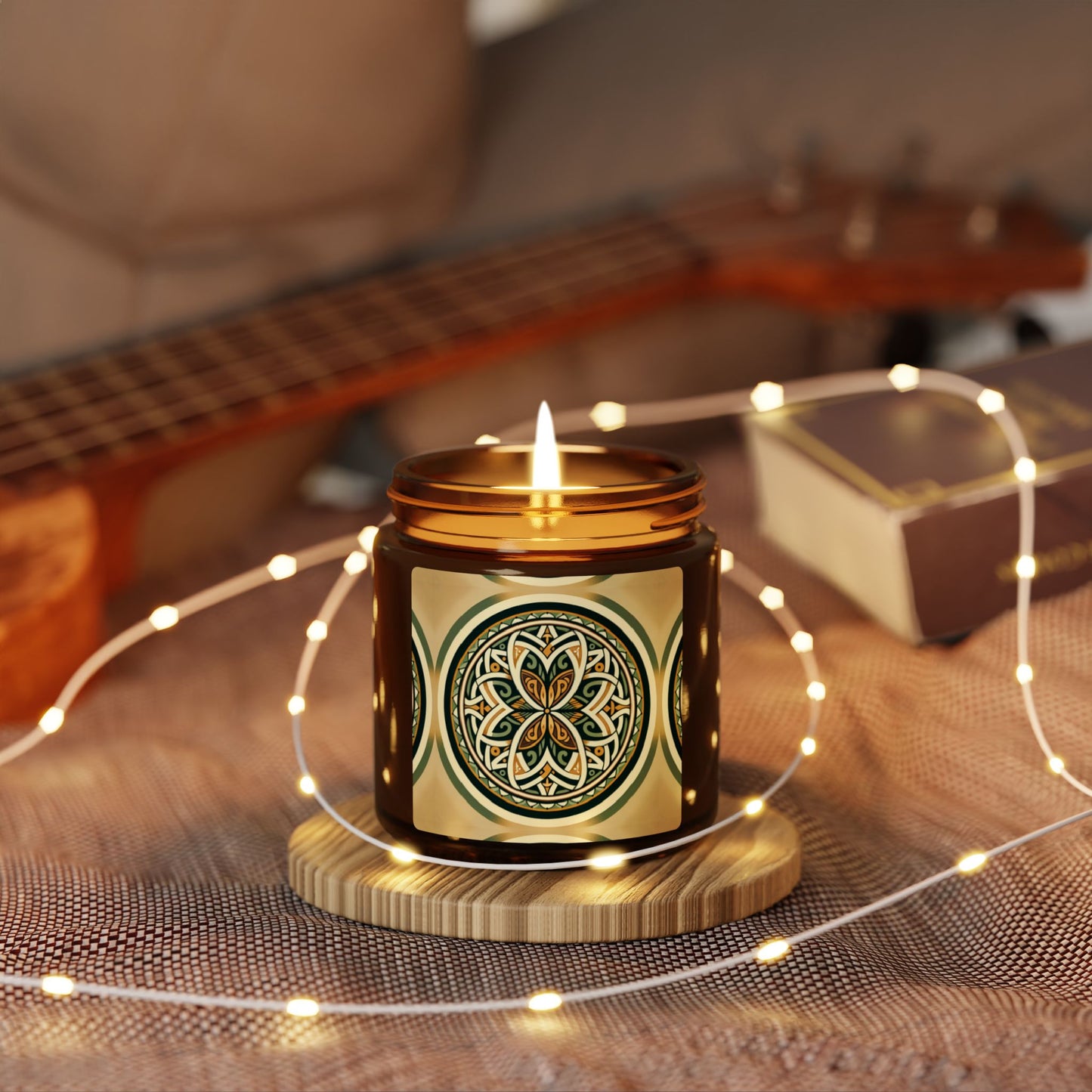 Good Luck Charm Candle - Relaxing Scented Soy Candle, Aromatherapy Candle, Home Decor, Gifts for Her, Eco-Friendly Candles, Meditation
