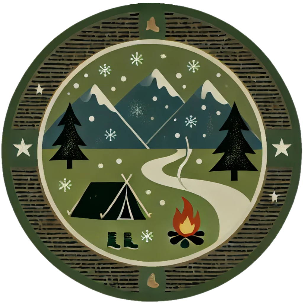 Auraeon Campfire Keepsake – Ceramic Camping Ornament
