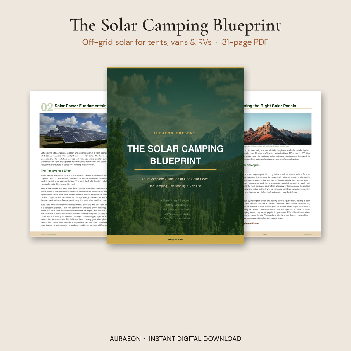 The Solar Camping Blueprint — Off-Grid Solar Guide for Camping, Vans & RVs