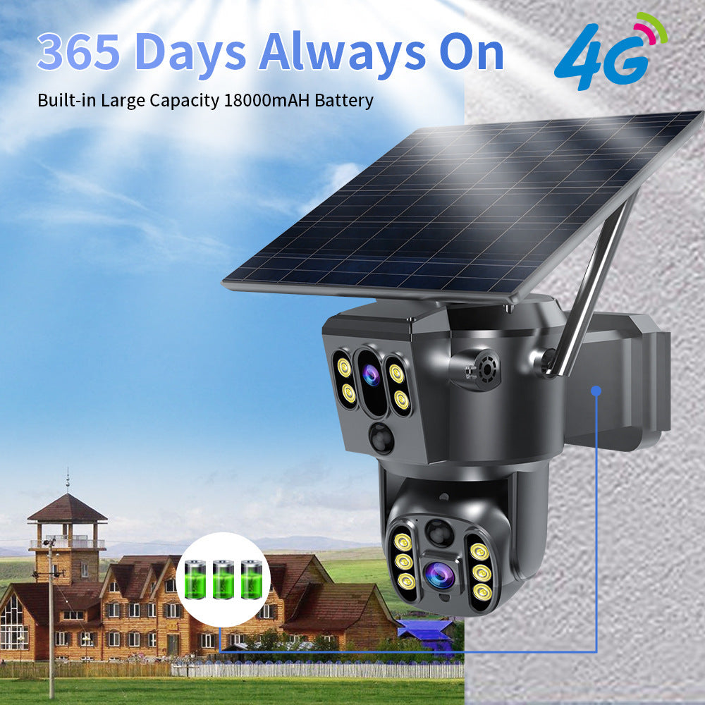 US Solar Camera Low Power Monitor Dual Lens Monitor