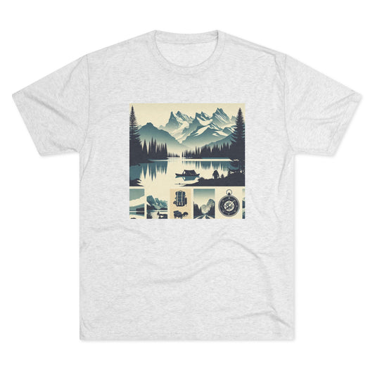 Trailblazer Unisex Tri-Blend Crew Tee – Hiking & Camping Inspired Design