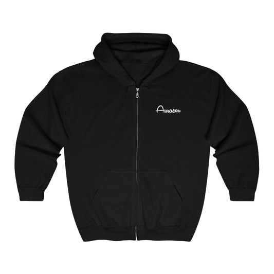 Auraeon Pathfinder Hoodie – Unisex Heavy Blend™ Full Zip Comfort