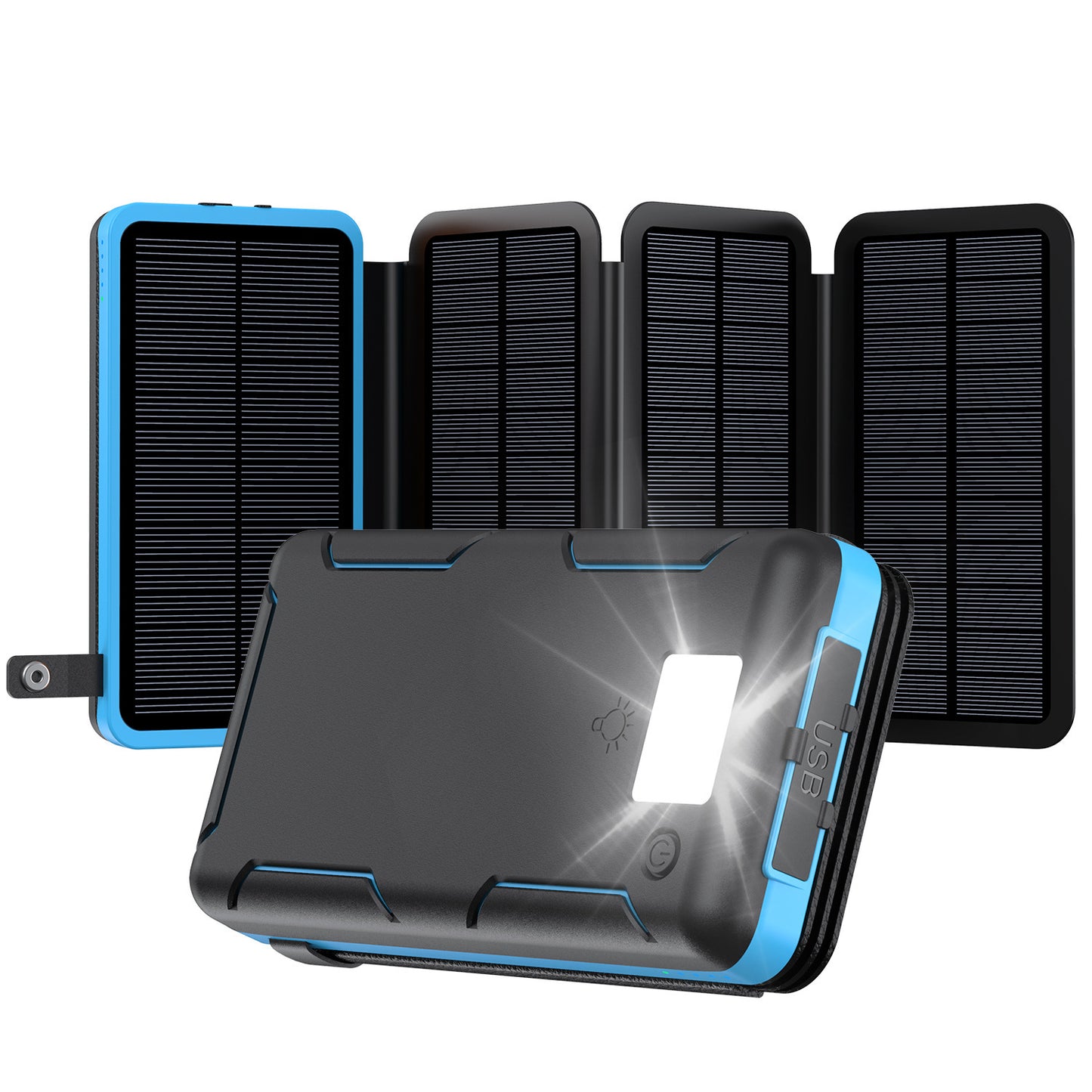 New Solar Portable Power Source 25000 MA Large Capacity
