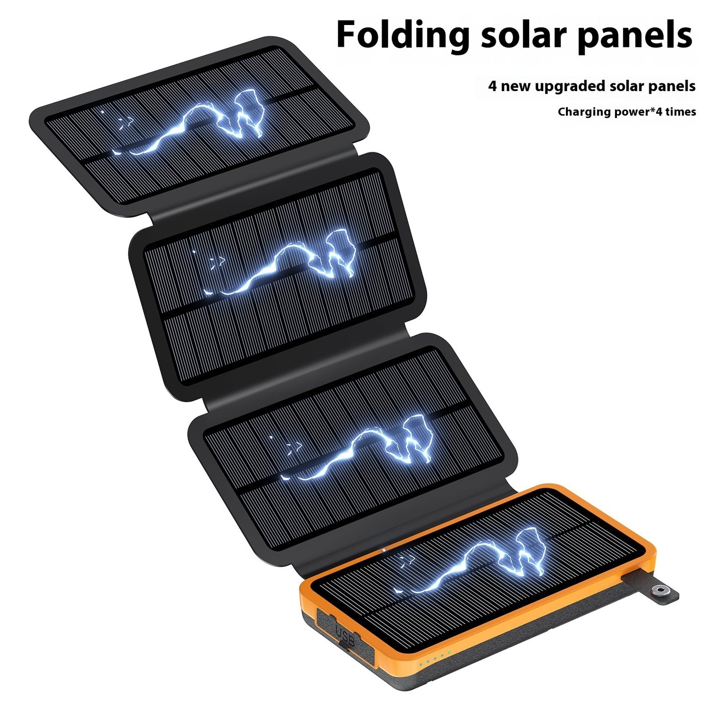 New Solar Portable Power Source 25000 MA Large Capacity