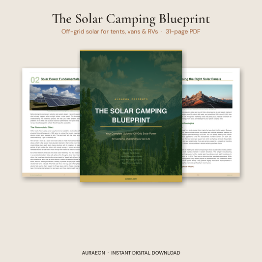 The Solar Camping Blueprint — Off-Grid Solar Guide for Camping, Vans & RVs